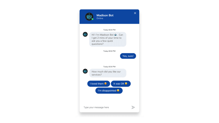 survey chat bot