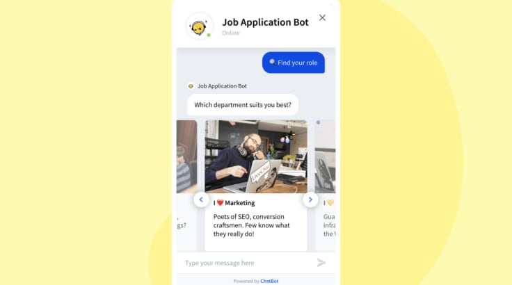 Job Templete by ChatBot