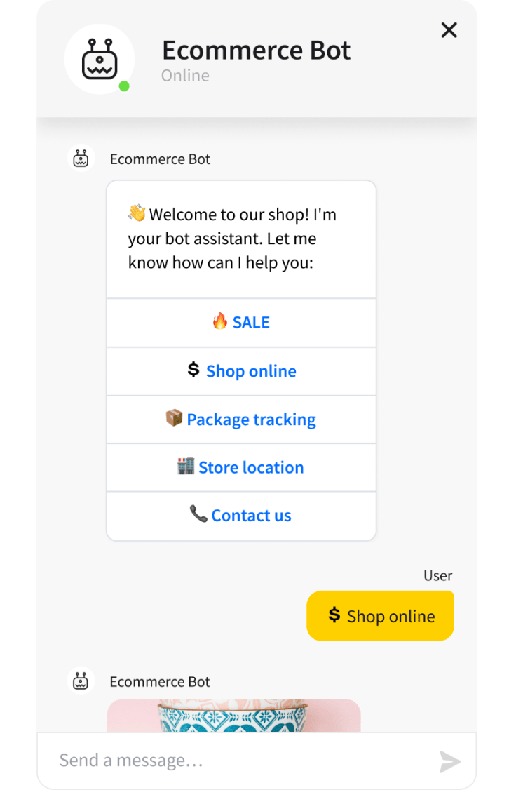 Ecommerce ChatBot