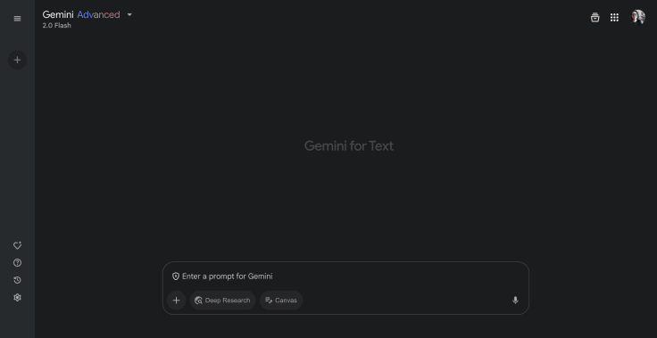 google gemini search bar