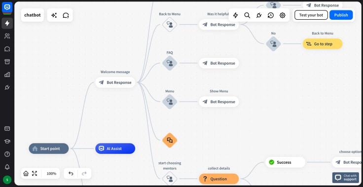 chatbot interface