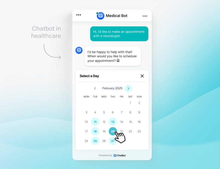 Chatbot for healthcare