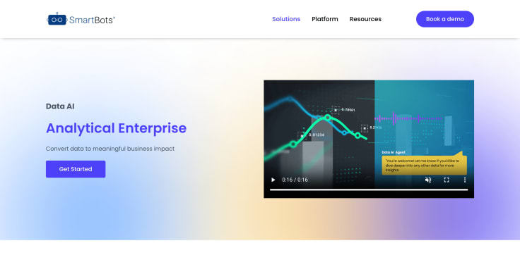 smartbots analytics page
