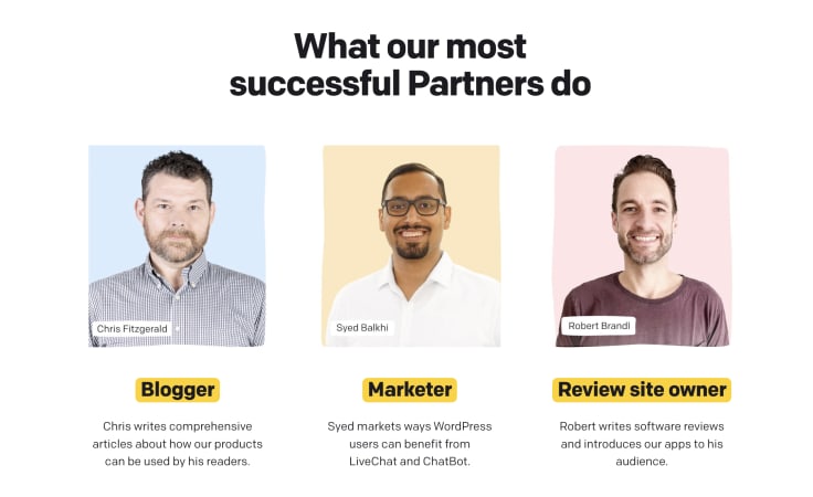affiliate personas
