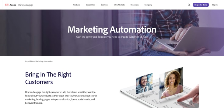 Full funnel automation platform - Marketo