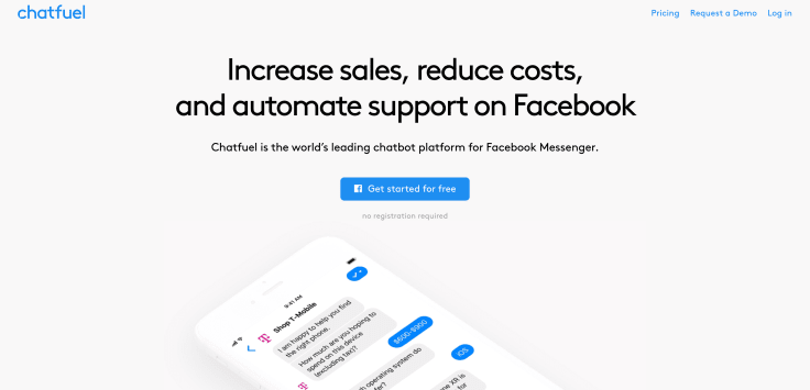 Chat automation platform (chatbot) - Chatfuel