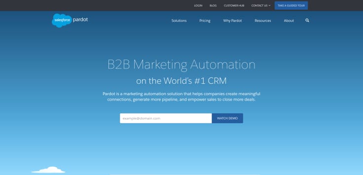 Full funnel automation platform - Pardot by Salesforce