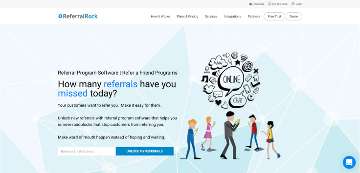 Referral Marketing automation platform - ReferralRock