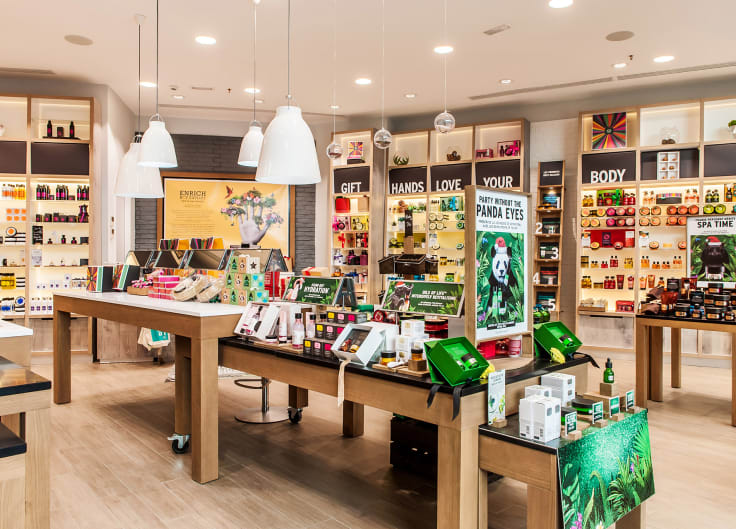 Body shop as an example of maintaining consistent offline and online customer engagement