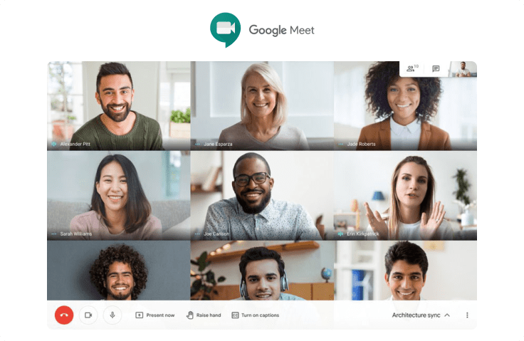 Google Meet remote work