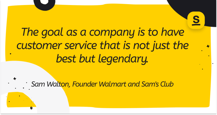 customer service quote Sam Walton