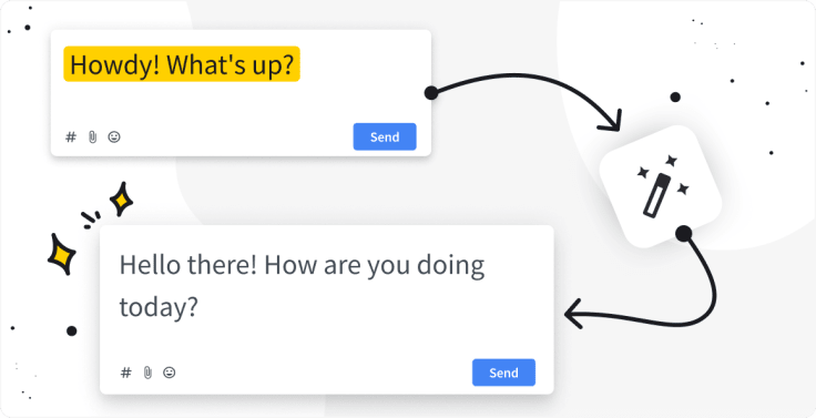 livechat ai text enhancment