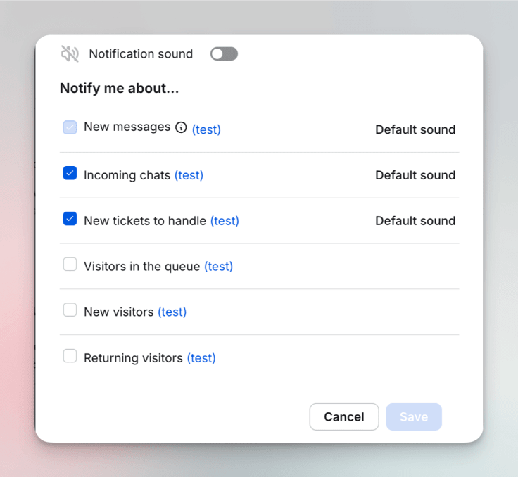 notifications