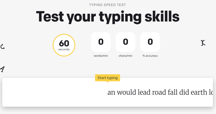 typing speed 4