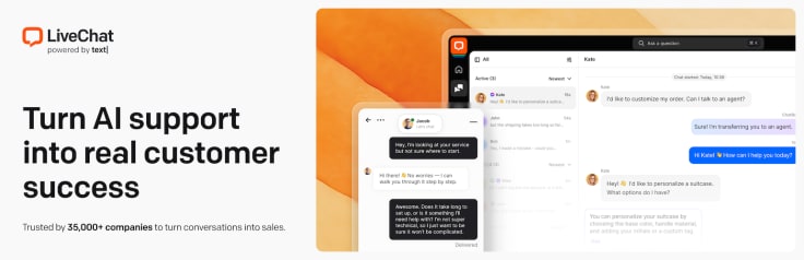 LiveChat plugin in Wordpress promotion screen