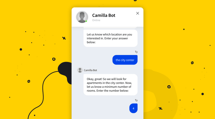 A real estate chatbot