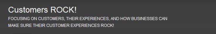 Customers Rock! We Think so Too!