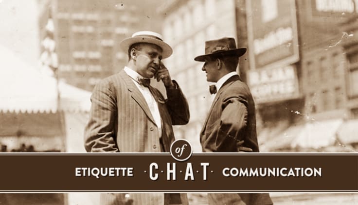 LiveChat etiquette.