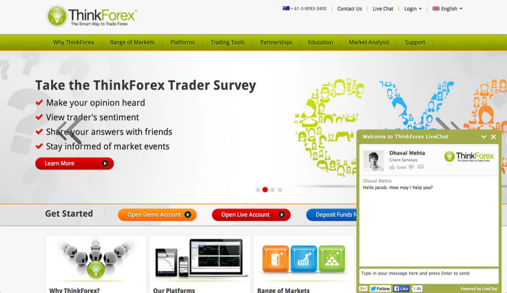 forex live chat)