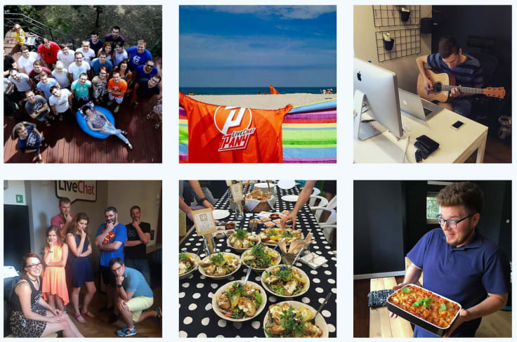 LiveChat Instagram account