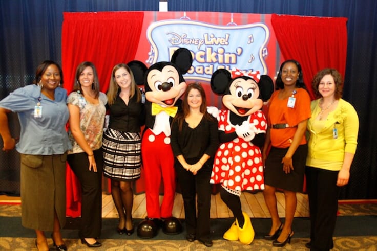Customer service team Disney Mickey Minnie