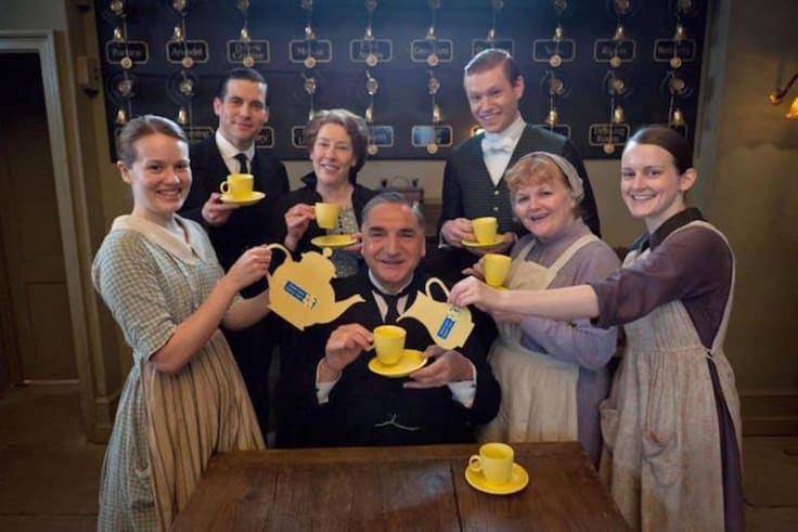 Downton abbey staff exceptional customer service