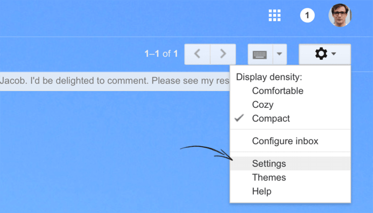 Out of office email settings in Gmail