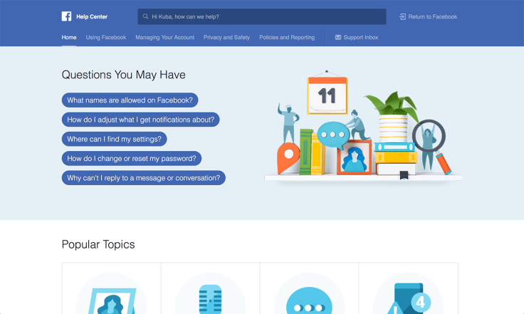 Facebook Customer Service