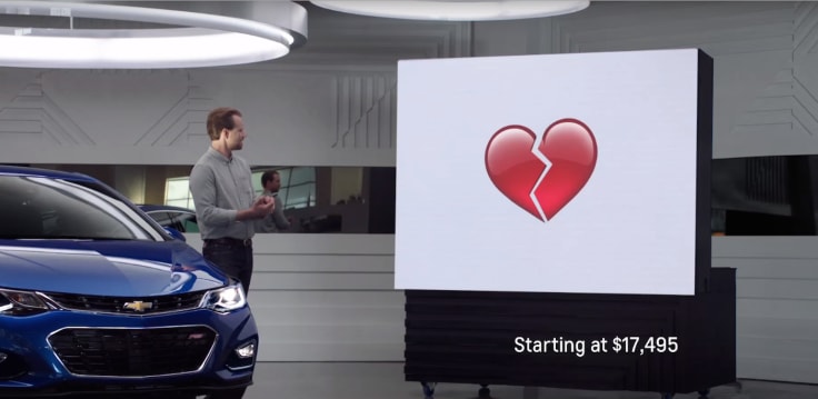 Chevrolet emojis campaign