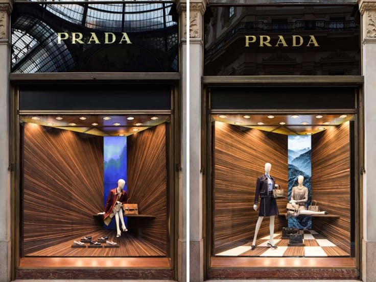 Prada shop window