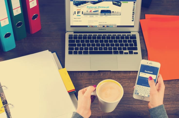 Social media retaining customers