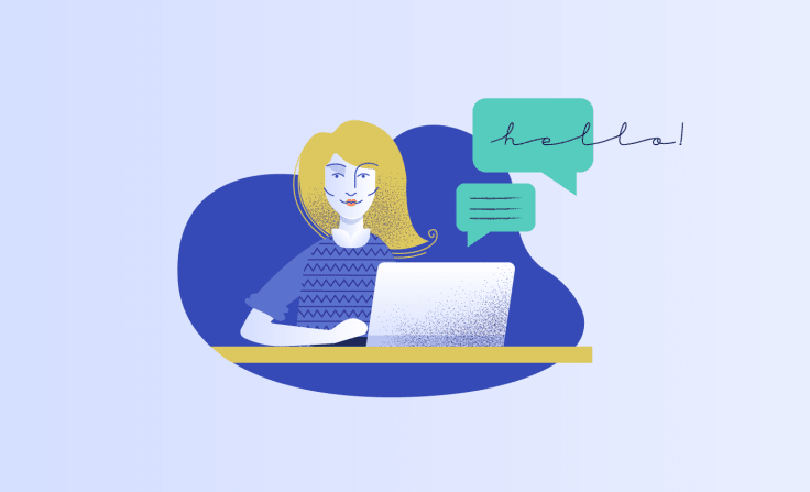 Online communication graphics