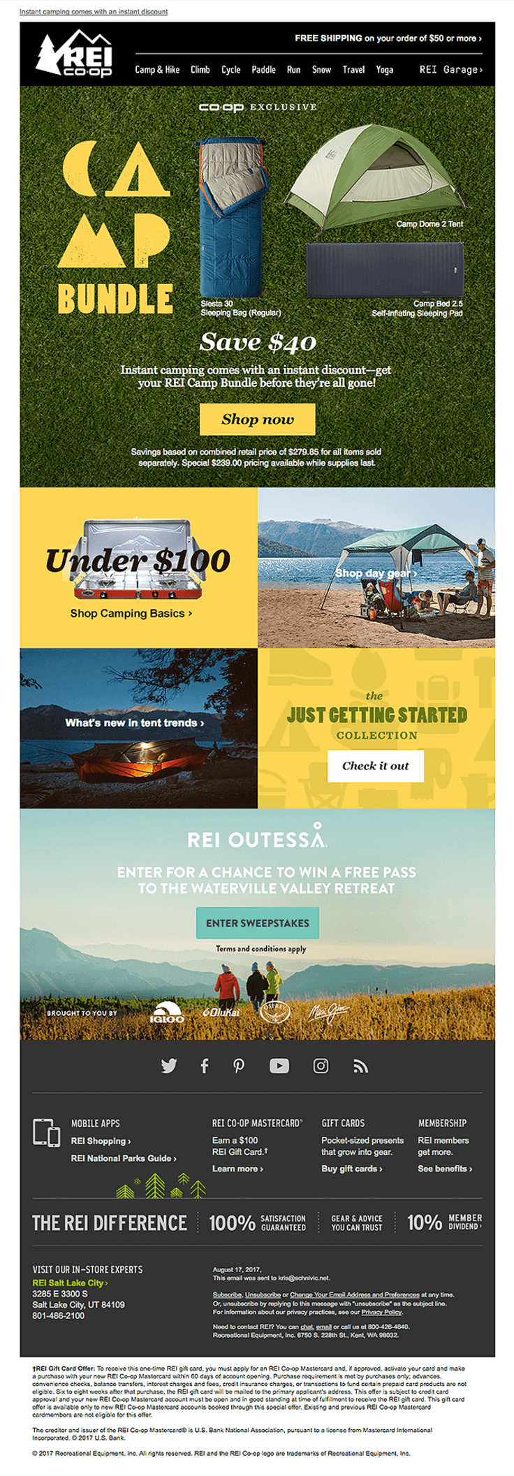 Rei co op font pairing email