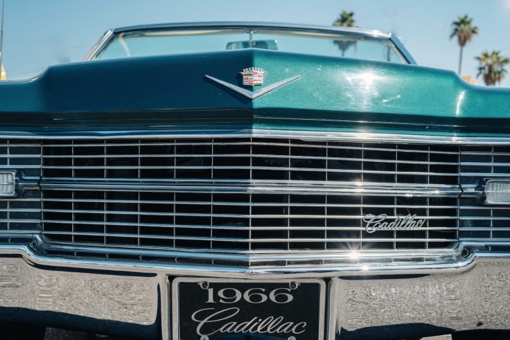 1966 turquoise cadillac