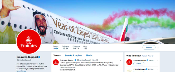 Emirates Twitter