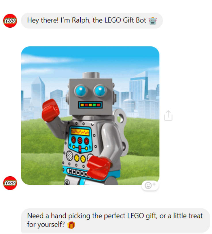 Lego chatbot