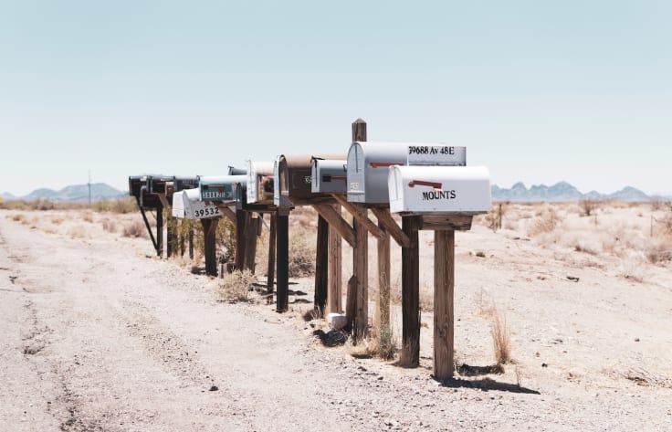 Mailbox desert email drip campaign