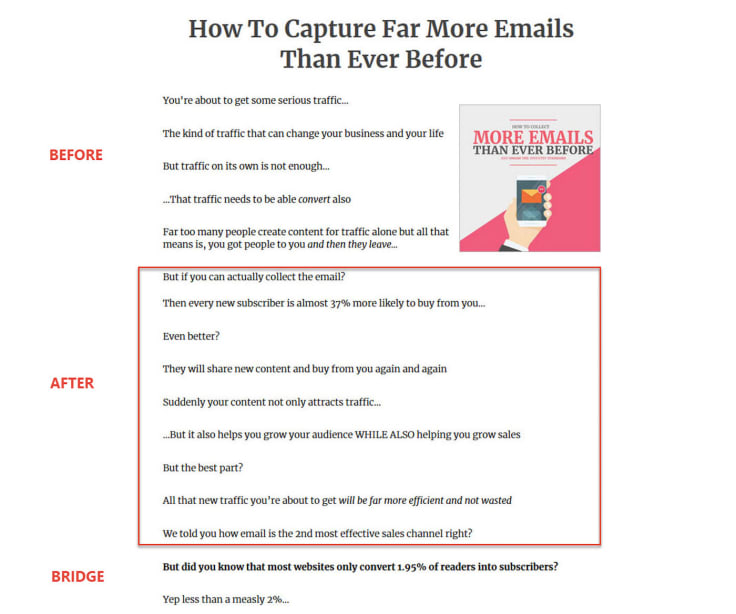 capturing more emails