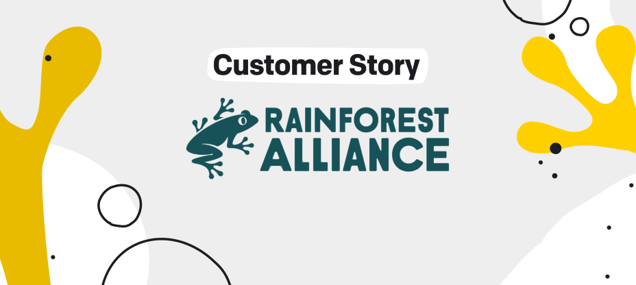 The Rain Forest Alliance logo with a frog