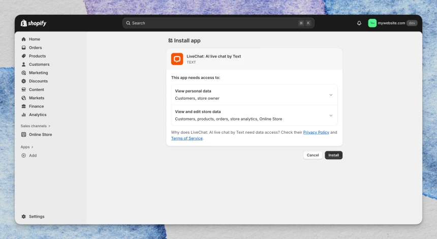 connecting_the_website_widget_using_shopify_3