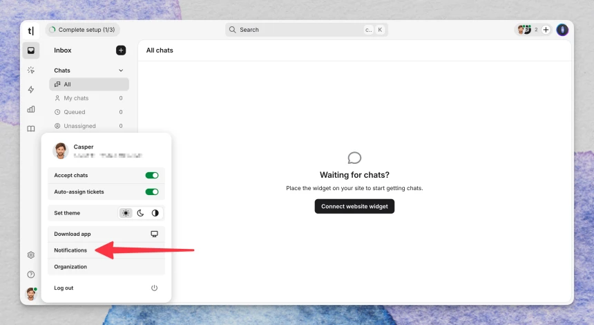 Notification preferences