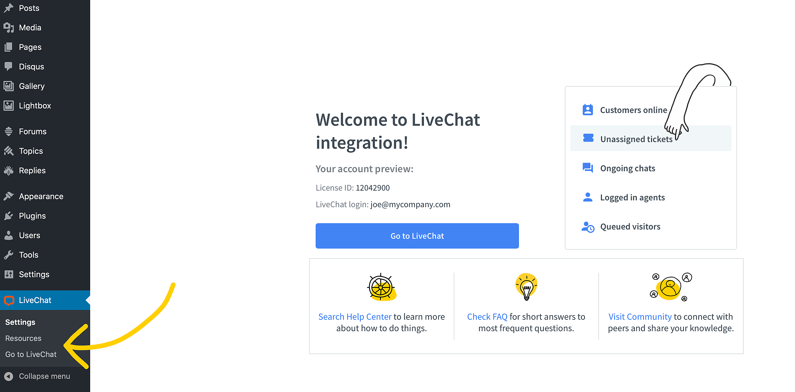 LiveChat resources