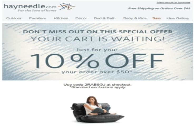 hayneedle email marketing