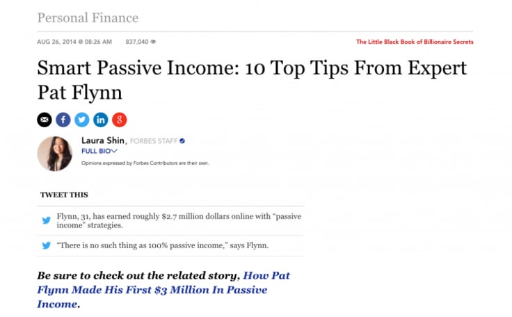 forbes smart passive income article