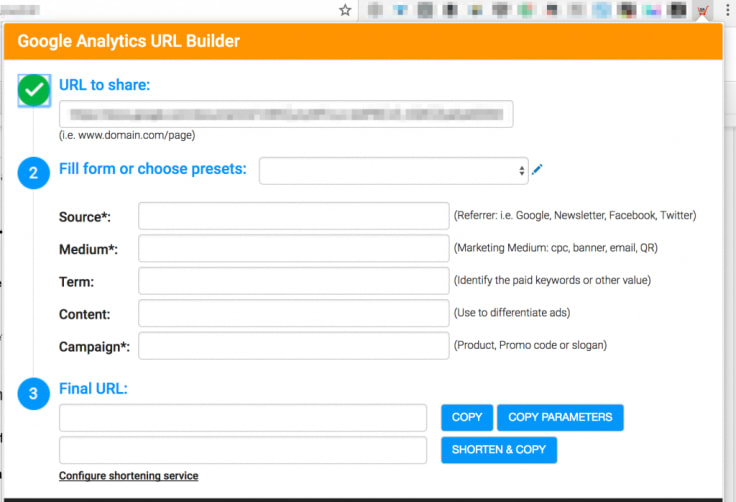 url builder extension