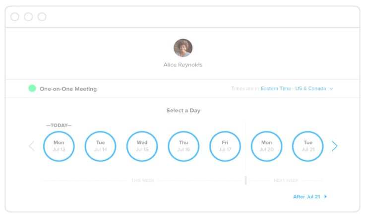 calendly booking flow