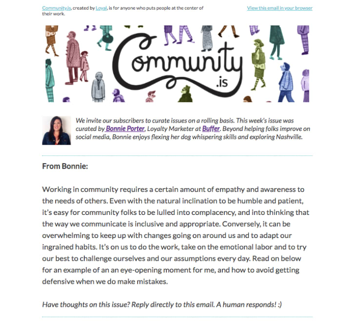 communityis newsletter