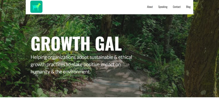 growthgal dani hart landingpage