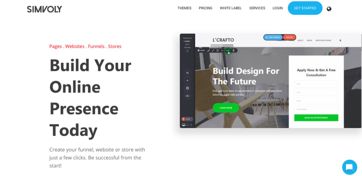 simvoly website builder