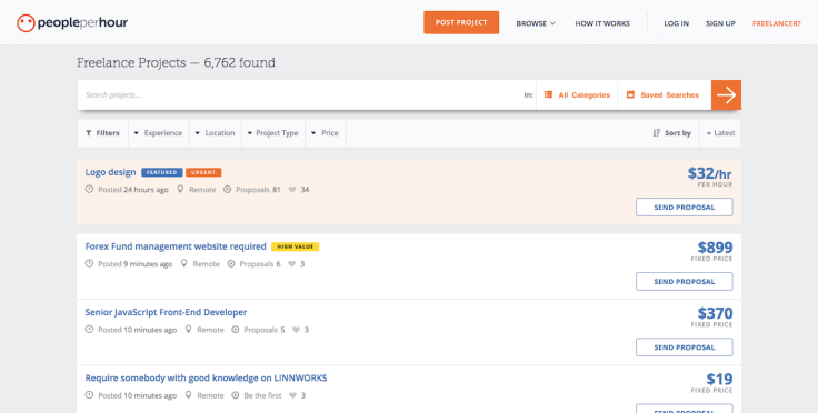 people per hour freelance jobs